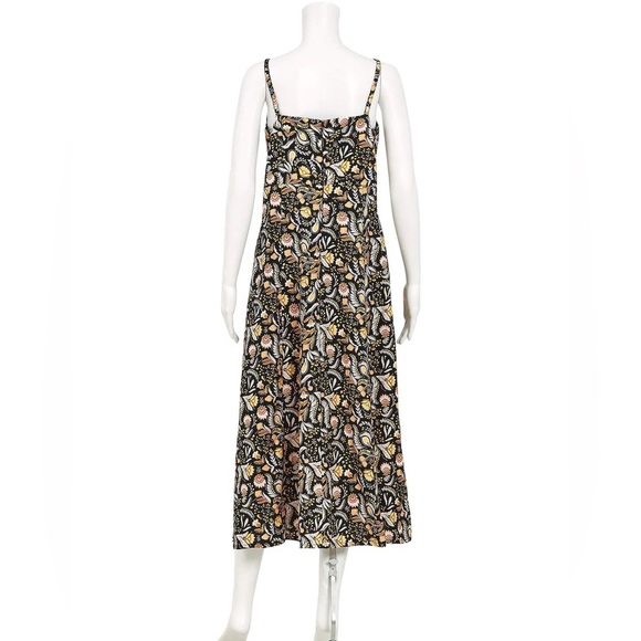 SEED HERITAGE Linen Floral Paisley Midi Dress - Picture 6 of 16